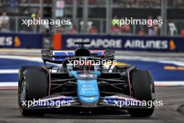 Esteban Ocon (FRA) Alpine F1 Team A524. 21.09.2024. Formula 1 World Championship, Rd 18, Singapore Grand Prix, Marina Bay Street Circuit, Singapore, Qualifying Day.