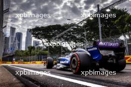 Franco Colapinto (ARG) Williams Racing FW46. 21.09.2024. Formula 1 World Championship, Rd 18, Singapore Grand Prix, Marina Bay Street Circuit, Singapore, Qualifying Day.