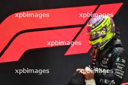 Lewis Hamilton (GBR) Mercedes AMG F1 in qualifying parc ferme. 21.09.2024. Formula 1 World Championship, Rd 18, Singapore Grand Prix, Marina Bay Street Circuit, Singapore, Qualifying Day.