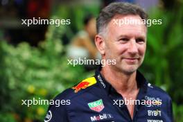 Christian Horner (GBR) Red Bull Racing Team Principal. 21.09.2024. Formula 1 World Championship, Rd 18, Singapore Grand Prix, Marina Bay Street Circuit, Singapore, Qualifying Day.