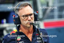 Christian Horner (GBR) Red Bull Racing Team Principal. 21.09.2024. Formula 1 World Championship, Rd 18, Singapore Grand Prix, Marina Bay Street Circuit, Singapore, Qualifying Day.