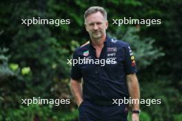 Christian Horner (GBR) Red Bull Racing Team Principal. 21.09.2024. Formula 1 World Championship, Rd 18, Singapore Grand Prix, Marina Bay Street Circuit, Singapore, Qualifying Day.