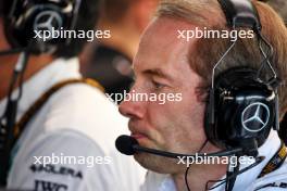 Marcus Dudley (GBR) Mercedes AMG F1 Race Engineer. 21.09.2024. Formula 1 World Championship, Rd 18, Singapore Grand Prix, Marina Bay Street Circuit, Singapore, Qualifying Day.