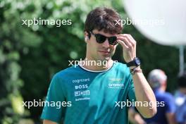 Lance Stroll (CDN) Aston Martin F1 Team. 22.09.2024. Formula 1 World Championship, Rd 18, Singapore Grand Prix, Marina Bay Street Circuit, Singapore, Race Day.