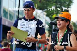 Alexander Albon (THA) Williams Racing. 22.09.2024. Formula 1 World Championship, Rd 18, Singapore Grand Prix, Marina Bay Street Circuit, Singapore, Race Day.