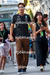 George Russell (GBR) Mercedes AMG F1. 22.09.2024. Formula 1 World Championship, Rd 18, Singapore Grand Prix, Marina Bay Street Circuit, Singapore, Race Day.