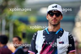 Pierre Gasly (FRA) Alpine F1 Team. 22.09.2024. Formula 1 World Championship, Rd 18, Singapore Grand Prix, Marina Bay Street Circuit, Singapore, Race Day.