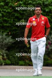 Carlos Sainz Jr (ESP), Scuderia Ferrari  19.09.2024. Formula 1 World Championship, Rd 18, Singapore Grand Prix, Marina Bay Street Circuit, Singapore, Preparation Day.