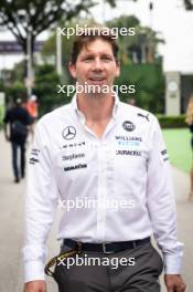 James Vowles (GBR) Williams Racing Team Principal. 19.09.2024. Formula 1 World Championship, Rd 18, Singapore Grand Prix, Marina Bay Street Circuit, Singapore, Preparation Day.