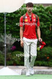 Oliver Bearman (GBR), Scuderia Ferrari  19.09.2024. Formula 1 World Championship, Rd 18, Singapore Grand Prix, Marina Bay Street Circuit, Singapore, Preparation Day.