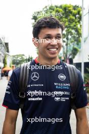 Alexander Albon (THA) Williams Racing. 19.09.2024. Formula 1 World Championship, Rd 18, Singapore Grand Prix, Marina Bay Street Circuit, Singapore, Preparation Day.