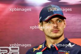 Max Verstappen (NLD) Red Bull Racing in the FIA Press Conference. 19.09.2024. Formula 1 World Championship, Rd 18, Singapore Grand Prix, Marina Bay Street Circuit, Singapore, Preparation Day.