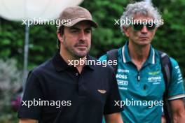 Fernando Alonso (ESP) Aston Martin F1 Team. 19.09.2024. Formula 1 World Championship, Rd 18, Singapore Grand Prix, Marina Bay Street Circuit, Singapore, Preparation Day.