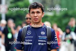 Alexander Albon (THA) Williams Racing. 19.09.2024. Formula 1 World Championship, Rd 18, Singapore Grand Prix, Marina Bay Street Circuit, Singapore, Preparation Day.