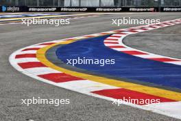 Circuit atmosphere - kerb detail. 19.09.2024. Formula 1 World Championship, Rd 18, Singapore Grand Prix, Marina Bay Street Circuit, Singapore, Preparation Day.