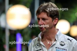 James Vowles (GBR) Williams Racing Team Principal. 19.09.2024. Formula 1 World Championship, Rd 18, Singapore Grand Prix, Marina Bay Street Circuit, Singapore, Preparation Day.