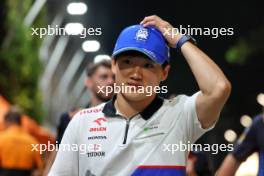 Yuki Tsunoda (JPN) RB. 19.09.2024. Formula 1 World Championship, Rd 18, Singapore Grand Prix, Marina Bay Street Circuit, Singapore, Preparation Day.