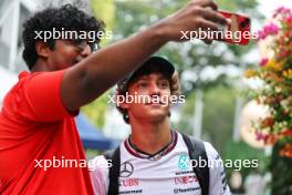 Andrea Kimi Antonelli (ITA) Mercedes AMG F1 Junior Driver. 19.09.2024. Formula 1 World Championship, Rd 18, Singapore Grand Prix, Marina Bay Street Circuit, Singapore, Preparation Day.