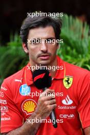 Carlos Sainz Jr (ESP) Ferrari. 19.09.2024. Formula 1 World Championship, Rd 18, Singapore Grand Prix, Marina Bay Street Circuit, Singapore, Preparation Day.