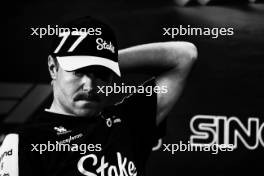 Valtteri Bottas (FIN) Sauber in the FIA Press Conference. 19.09.2024. Formula 1 World Championship, Rd 18, Singapore Grand Prix, Marina Bay Street Circuit, Singapore, Preparation Day.