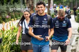 Alexander Albon (THA) Williams Racing. 19.09.2024. Formula 1 World Championship, Rd 18, Singapore Grand Prix, Marina Bay Street Circuit, Singapore, Preparation Day.