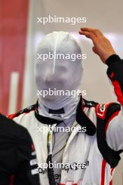 Nico Hulkenberg (GER) Haas F1 Team behind the balaclava. 22.02.2024. Formula 1 Testing, Sakhir, Bahrain, Day Two.