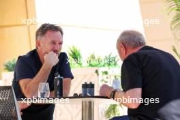 (L to R): Christian Horner (GBR) Red Bull Racing Team Principal with Dr Helmut Marko (AUT) Red Bull Motorsport Consultant. 21.02.2024. Formula 1 Testing, Sakhir, Bahrain, Day One.