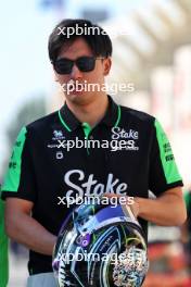 Zhou Guanyu (CHN) Sauber. 21.02.2024. Formula 1 Testing, Sakhir, Bahrain, Day One.