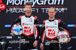 (L to R): Nico Hulkenberg (GER) Haas F1 Team and Kevin Magnussen (DEN) Haas F1 Team. 21.02.2024. Formula 1 Testing, Sakhir, Bahrain, Day One.
