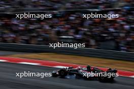 Nico Hulkenberg (GER) Haas VF-24 locks up under braking. 18.10.2024. Formula 1 World Championship, Rd 19, United States Grand Prix, Austin, Texas, USA, Sprint Qualifying Day