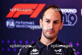 Oliver Oakes (GBR) Alpine F1 Team Team Principal in the FIA Press Conference. 18.10.2024. Formula 1 World Championship, Rd 19, United States Grand Prix, Austin, Texas, USA, Sprint Qualifying Day