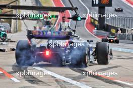 Franco Colapinto (ARG) Williams Racing FW46 leaves the pits. 18.10.2024. Formula 1 World Championship, Rd 19, United States Grand Prix, Austin, Texas, USA, Sprint Qualifying Day