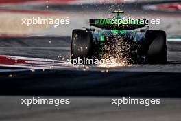 Zhou Guanyu (CHN) Sauber C44 sends sparks flying. 18.10.2024. Formula 1 World Championship, Rd 19, United States Grand Prix, Austin, Texas, USA, Sprint Qualifying Day