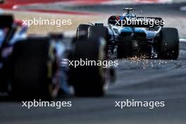 Fernando Alonso (ESP) Aston Martin F1 Team AMR24 sends sparks flying. 18.10.2024. Formula 1 World Championship, Rd 19, United States Grand Prix, Austin, Texas, USA, Sprint Qualifying Day