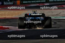 Fernando Alonso (ESP) Aston Martin F1 Team AMR24 sends sparks flying. 18.10.2024. Formula 1 World Championship, Rd 19, United States Grand Prix, Austin, Texas, USA, Sprint Qualifying Day