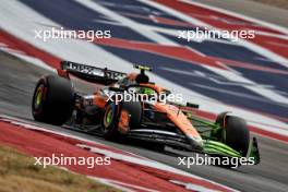 Lando Norris (GBR) McLaren MCL38. 18.10.2024. Formula 1 World Championship, Rd 19, United States Grand Prix, Austin, Texas, USA, Sprint Qualifying Day