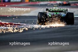 Zhou Guanyu (CHN) Sauber C44 sends sparks flying. 18.10.2024. Formula 1 World Championship, Rd 19, United States Grand Prix, Austin, Texas, USA, Sprint Qualifying Day