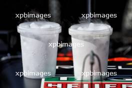 Cups of dry ice for a Red Bull Racing RB20 on the grid. 20.10.2024. Formula 1 World Championship, Rd 19, United States Grand Prix, Austin, Texas, USA, Race Day.