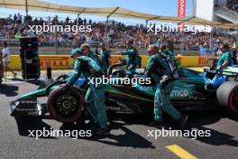 Fernando Alonso (ESP) Aston Martin F1 Team AMR24 on the grid. 20.10.2024. Formula 1 World Championship, Rd 19, United States Grand Prix, Austin, Texas, USA, Race Day.