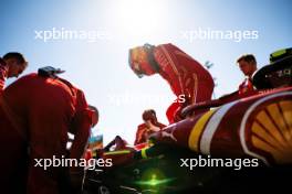 Carlos Sainz Jr (ESP) Ferrari SF-24 on the grid. 20.10.2024. Formula 1 World Championship, Rd 19, United States Grand Prix, Austin, Texas, USA, Race Day.