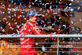 Race winner Charles Leclerc (MON) Ferrari celebrates on the podium. 20.10.2024. Formula 1 World Championship, Rd 19, United States Grand Prix, Austin, Texas, USA, Race Day.