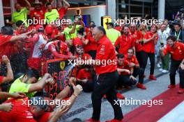 Frederic Vasseur (FRA) Ferrari Team Principal celebrates a 1-2 finish with the team. 20.10.2024. Formula 1 World Championship, Rd 19, United States Grand Prix, Austin, Texas, USA, Race Day.