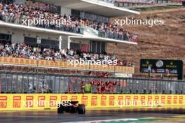 Second placed Carlos Sainz Jr (ESP) Ferrari SF-24 at the end of the race. 20.10.2024. Formula 1 World Championship, Rd 19, United States Grand Prix, Austin, Texas, USA, Race Day.