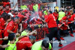 Frederic Vasseur (FRA) Ferrari Team Principal celebrates a 1-2 finish with the team. 20.10.2024. Formula 1 World Championship, Rd 19, United States Grand Prix, Austin, Texas, USA, Race Day.