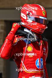 Race winner Charles Leclerc (MON) Ferrari celebrates in parc ferme. 20.10.2024. Formula 1 World Championship, Rd 19, United States Grand Prix, Austin, Texas, USA, Race Day.