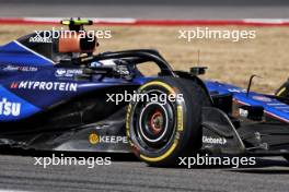 Franco Colapinto (ARG) Williams Racing FW46 celebrates at the end of the race. 20.10.2024. Formula 1 World Championship, Rd 19, United States Grand Prix, Austin, Texas, USA, Race Day.