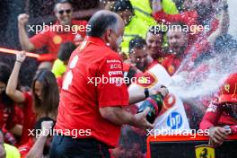 Frederic Vasseur (FRA) Ferrari Team Principal celebrates a 1-2 finish with the team. 20.10.2024. Formula 1 World Championship, Rd 19, United States Grand Prix, Austin, Texas, USA, Race Day.