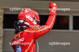 Race winner Charles Leclerc (MON) Ferrari celebrates in parc ferme. 20.10.2024. Formula 1 World Championship, Rd 19, United States Grand Prix, Austin, Texas, USA, Race Day.