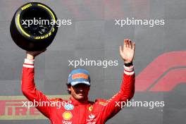 2nd place Carlos Sainz Jr (ESP) Ferrari. 20.10.2024. Formula 1 World Championship, Rd 19, United States Grand Prix, Austin, Texas, USA, Race Day.