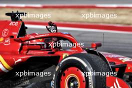 Race winner Charles Leclerc (MON) Ferrari SF-24 celebrates at the end of the race. 20.10.2024. Formula 1 World Championship, Rd 19, United States Grand Prix, Austin, Texas, USA, Race Day.